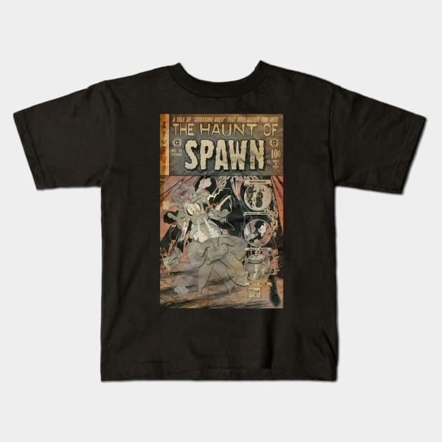 Dave Sim's The Haunt of Spawn (distressed) Kids T-Shirt by Matt Dow's AMOC TeePublic Shop